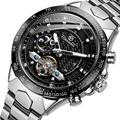 FORSINING Hommes Montre Mécanique Extérieur Sportif Mode Montre Bracelet Remontage automatique Lumineux IMPERMÉABLE Décoration Acier Suivre