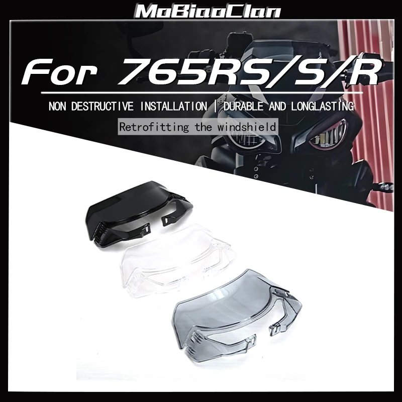 Per Triumph Street Triple 765 S RS 765R 2020-2022 Moto Parabrezza Anteriore Parabrezza Vento Deflettore Schermo