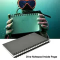 XZB-922-N Professional Diving Notepad pregevole fattura impermeabile Diving Record Board Underwater Notebook Scuba Diving