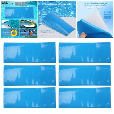 Repair Patches For Swimming Pools Pool Repair Kit PVC Self-Adhesive Underwater Repair Pool Patch Glue Swimming Pool Accessories