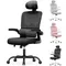 Ergonomic Office Mesh Chair, Liftable High Back Gaming Chair with 3D Lumbar Support, Swivel Desk