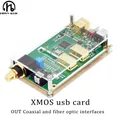 Decodificatore USB audio HiFi del chip XMOS U8 per amplificatore adattatore digitale USB da USB a fibra ottica coassiale spdif DSD192K 24BIT