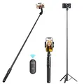 Ulanzi SK-03 Wireless Bluetooth SelfieStick treppiede estendere per Smartphone monopiede GoPro Hero