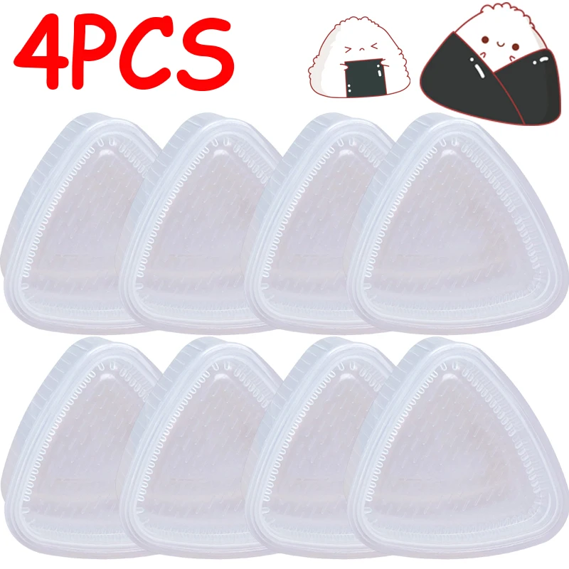 4/1PCS Triangolo Stampi Per Sfere di Riso Presse Sushi Maker Triangolo Stampo Onigiri Giapponese Palla di Riso Bento Gadget Accessori Da Cucina