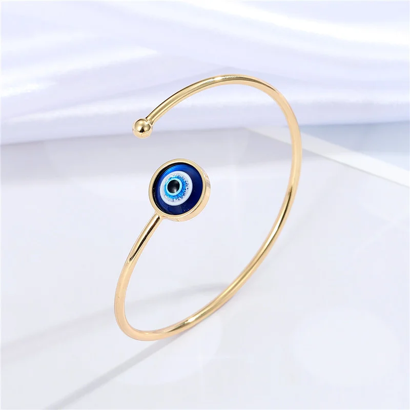 Boho Evil Eye Bracciale fatto a mano Bracciale Turco Lucky Blue Eye Braccialetti alla moda Coppie Regalo di gioielli da polso regolabili