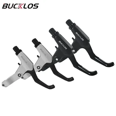 BUCKLOS MTB Bike Brake Lever Bicycle Disc Brake Handles Aluminium Alloy Mountain Road Bike Brake Levers Brake Cycling Part