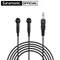 Saramonic DK3A2 4m 3.5mm TRS professionale Stereo Dual Clip-On condensatore Lavalier risvolto microfono per DSLRs fotocamere registratori