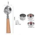 Portafiltro per caffè senza fondo da 51 mm Filtro in acciaio inossidabile con cestello da 1 2 4 tazze per macchina da caffè Hibrew h11 Oster Cecotec Phico