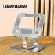 360 ° Supporto per tablet girevole Supporto da tavolo pieghevole regolabile compatibile per tablet