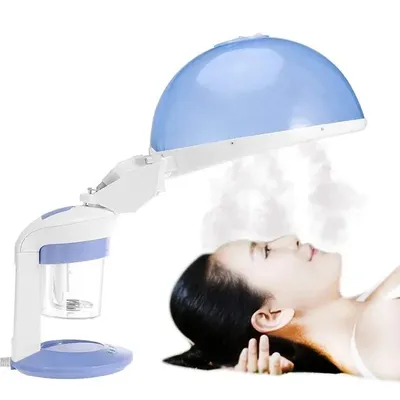 Beauty Salon Facial Hair Steamers Professional 2in1 Sauna Ozone Vapor Vaporizador Face Steamer Thermal Cap skin Care Nano Spray