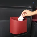 Scatola portaoggetti per schienale del seggiolino auto Borsa portaoggetti multifunzionale Portaoggetti per schienale del seggiolino auto in pelle Gadget per interni auto