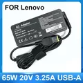 65W 20V 3.25A USB AC Caricatore Del Computer Portatile Adattatore di Alimentazione Per Lenovo Thinkpad X301S X230S G500 G405 X1 Carbonio E431 E531 T440s
