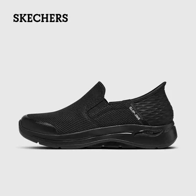 Skechers Men Shoes GO WALK ARCH FIT Slip-ins Men's Summer Spring Breathable Lightweight Walking