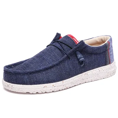 Summer 2025 Men's Casual Canvas Shoes Dude Shoes Alpargatas Hombre Espadille Breathable Lightweight
