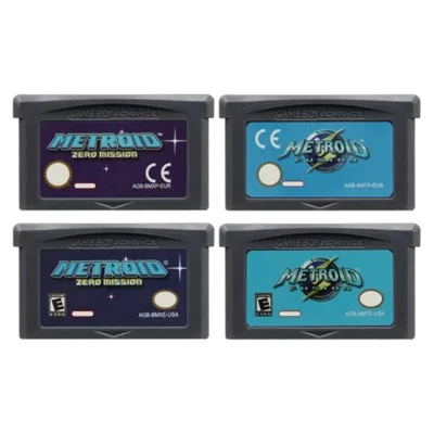 GBA Series Game Cartridge,32-bit Video Game Console Card,Fusion Zero Mission,US European Version For GBA/NDS