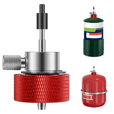 Airsoft Propane Filling Refill Adapter Propane Refill Tank Accessory Non Leaking Green Gas Tank Connector Reusable
