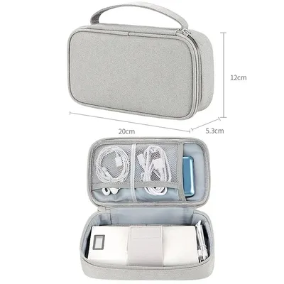 2024 Travel Cable Organizer Bag Pouch Electronic Accessories Gadget Carry Case Portable Waterproof Storage for Cord
