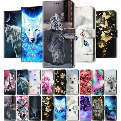 Painted Fashion Flip Case For Coque Apple iPhone 13 12 Mini 11 Pro Max X XR XS 6 6S 7 8 SE 2020 Girl