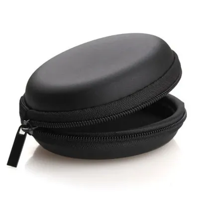 EVA Kopfhörer Halter Fall Lagerung Harten Tasche Box Fall Für Kopfhörer Kopfhörer Zubehör Ohrhörer Speicher Karte USB Kabel Image