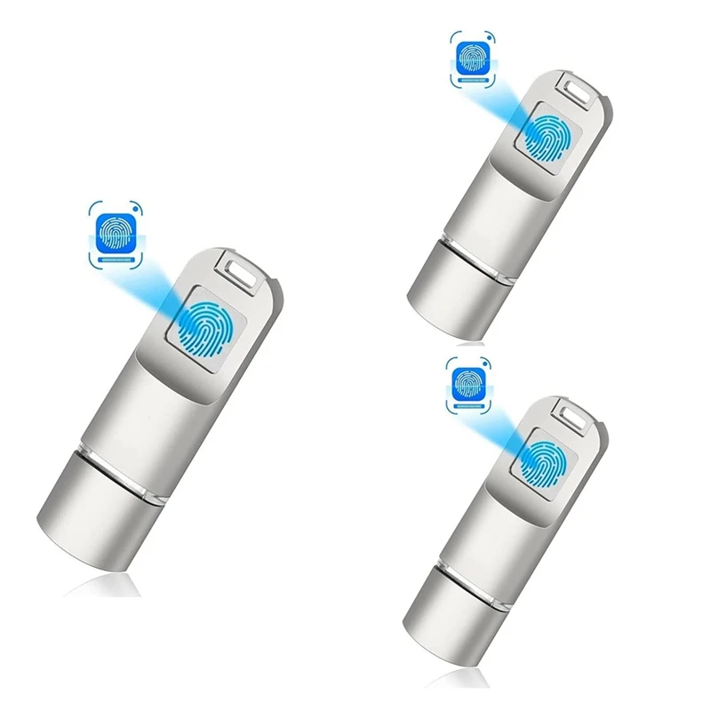 Finger abdruck USB 3,0 Flash-Laufwerk genaue Identifizierung Datenschutz-Management-Schlüssel USB-Finger abdruck Flash-Laufwerk Image