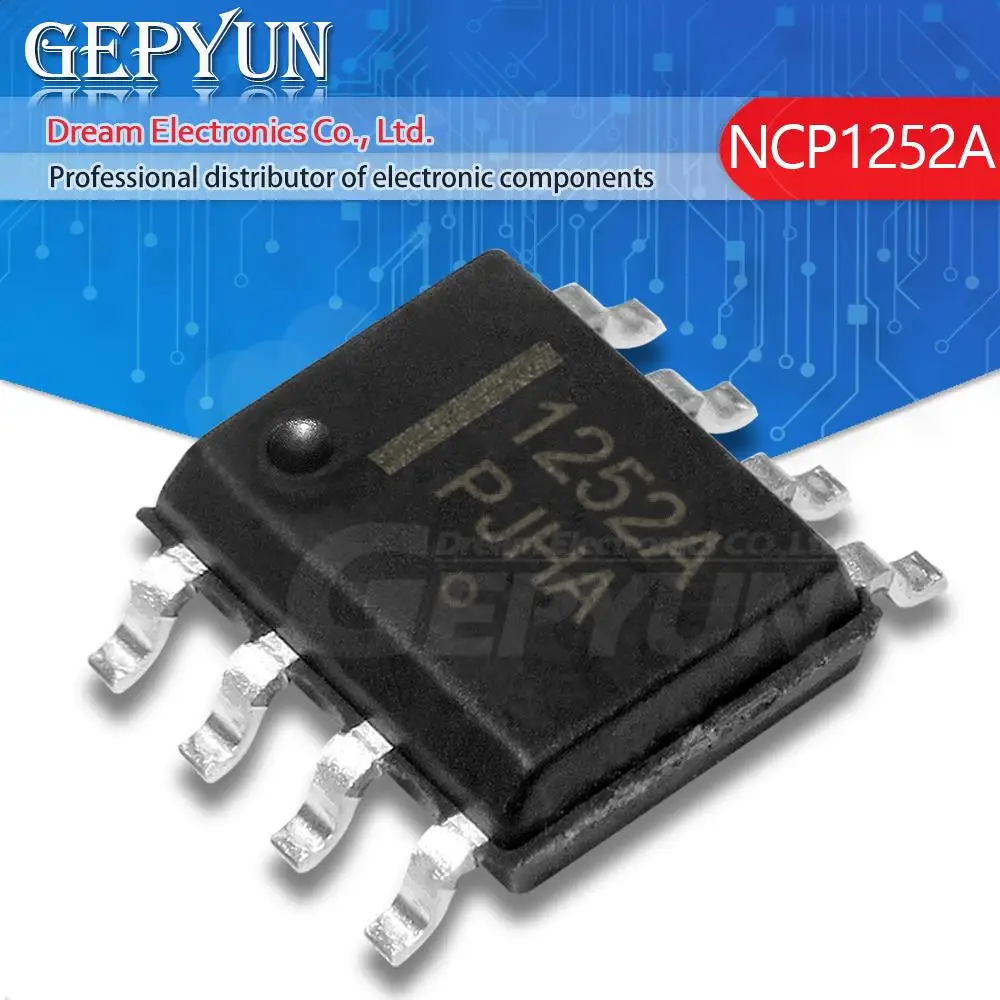 5PCS NCP1252ADR2G NCP1252A 1252A SOP-8 ew Auf Lager Image