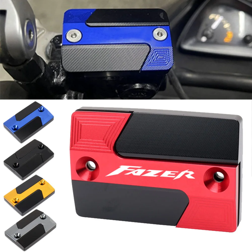 Für FZ8 Fazer 2010-2014 FZ1 FAZER 2006-2015 FZ6 FAZER Motorräder CNC Vorderradbremsbehälter Flüssigkeitstankabdeckung Ölbecherkappe Image