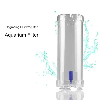 Transparent Neue Aquarium Filter Aquarium Wirbel Moving Bed Filter Blase Bio Filter Medien Mit Air Image