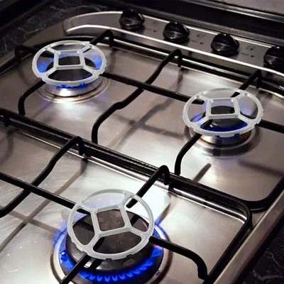 Ein Stück Silber Wok Ring Gasherd Zubehör Küche Kochgeschirr Teile Topf Rack Wok Ständer Runde Wok Ring Herd Grill Top Herd Top
