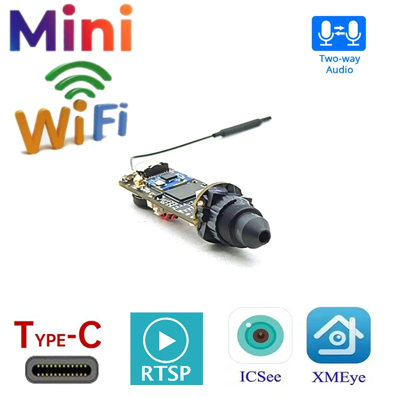 Mini ICSEE Kamera Modul DIY Kleine 1080P Drahtlose IP Kamera Chipsatz PCB Sicherheit P2P Zwei-wege Audio Industrie Cam smart Cloud Image