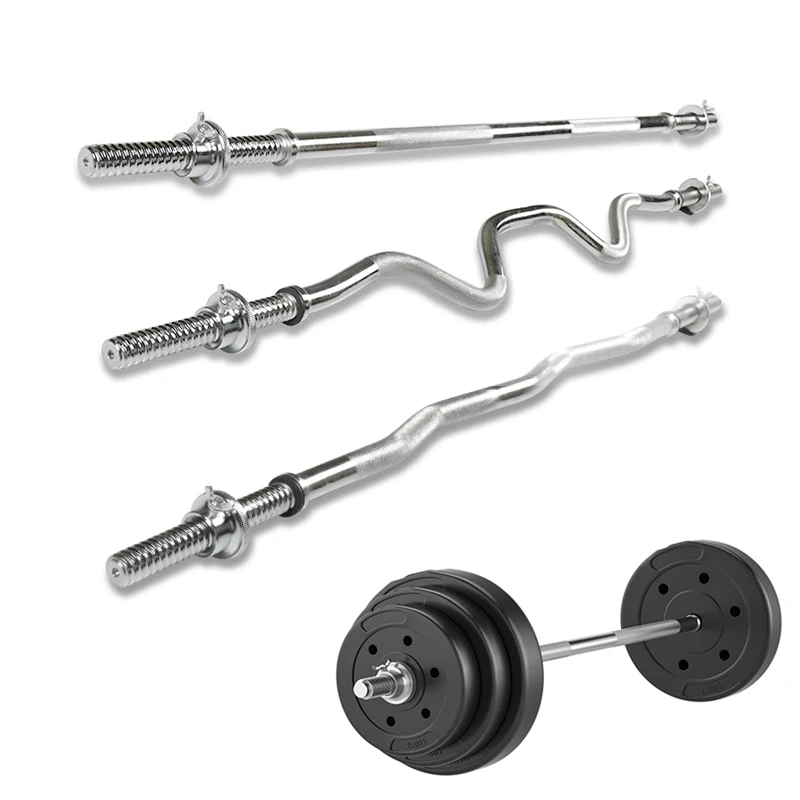 Standard gerade und gebogene Hantel stangen, Gewichtheben, Trainings hantel, Fitness studio und Heim, Fitness geräte, 25mm, 1,2 m, 1,5 m