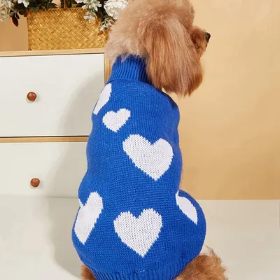 Herbst Winter Haustier Kleidung Hund Pullover Katze Kostüm für kleine Hunde Cartoon Kleidung Katze Image
