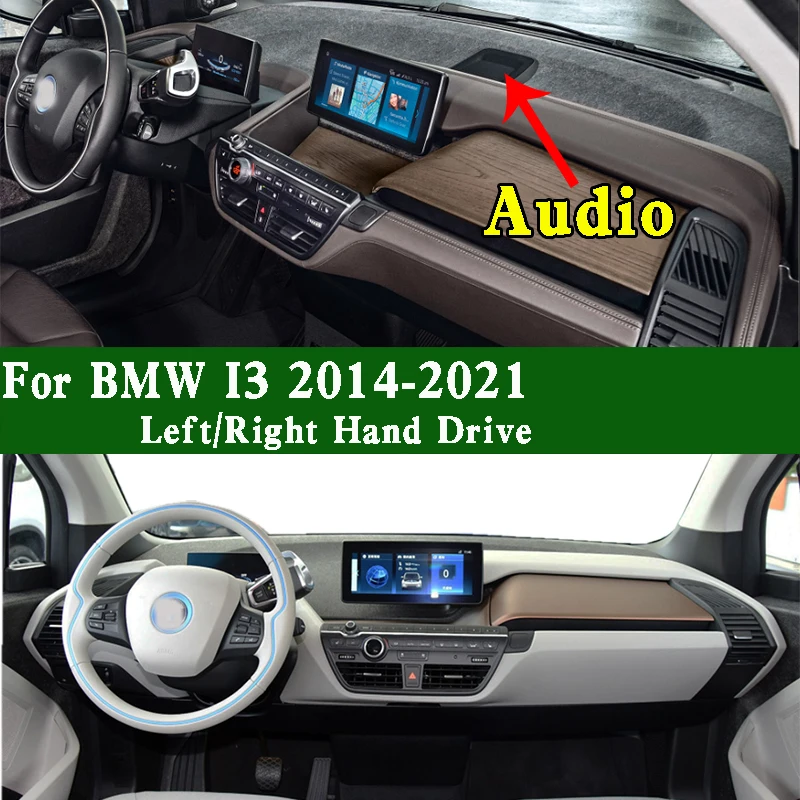 Für BMW I3 60ah 94AH 120Ah I01 2014-2021 Dashmat Dashboard Abdeckung Instrument Panel Sonnencreme Pad Dash Anti-schmutz Beweis Ornamente