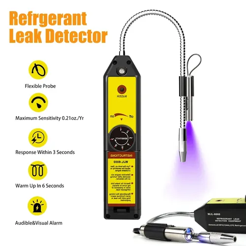 Détecteur de fuite de fréon WJL-6000, détecteur de fuite halogène R22 R410A R134A R1234YF, outil de