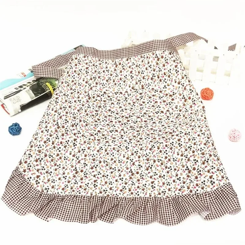 Praktische Taillen-Küchenschürze, Spitze, halbes Lätzchen, Dienstmädchen-Kostüm mit Partygeschenken für Frauen, Kellnerin Image