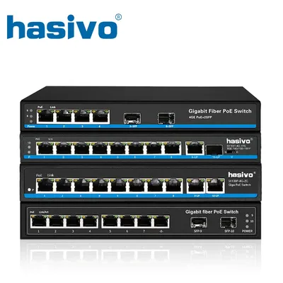 Gigabit 4 8 port Poe Schalter unterstützung IEEE 802,3 af/at IP kameras und Wireless AP 10/ 100/100