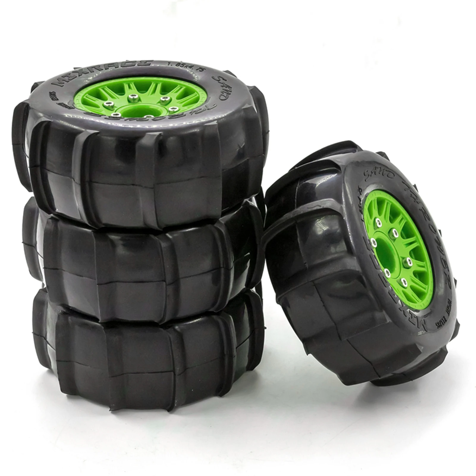 RC Off Road Snow Sand Paddle Reifen 4 Stück Ersatz für 1/10 Short-Course Truck 727 Slash K1 RC Autoteile Image