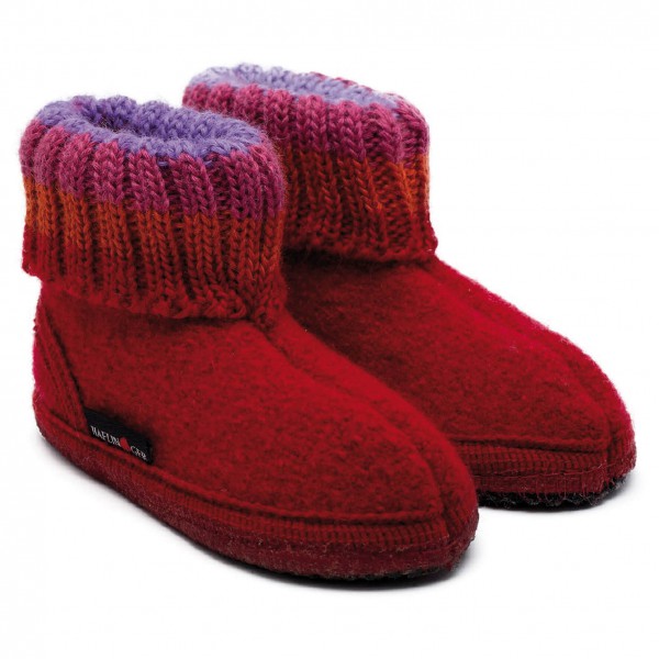 Haflinger - Kids Paul - Hüttenschuhe 34 | EU 34 rot
