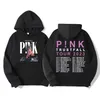 Sänger rosa p! Nk trust fall album tour 2023 Hoodie Männer Damen bekleidung Hip Hop ästhetisches Sweatshirt Mode Fleece Hoodies Tops