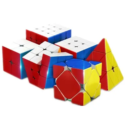 Moyu rs magnetische Serie rs3m 3 x3 magische Geschwindigkeit Würfel rs2m 2 x2 aufkleber lose rs4m Image