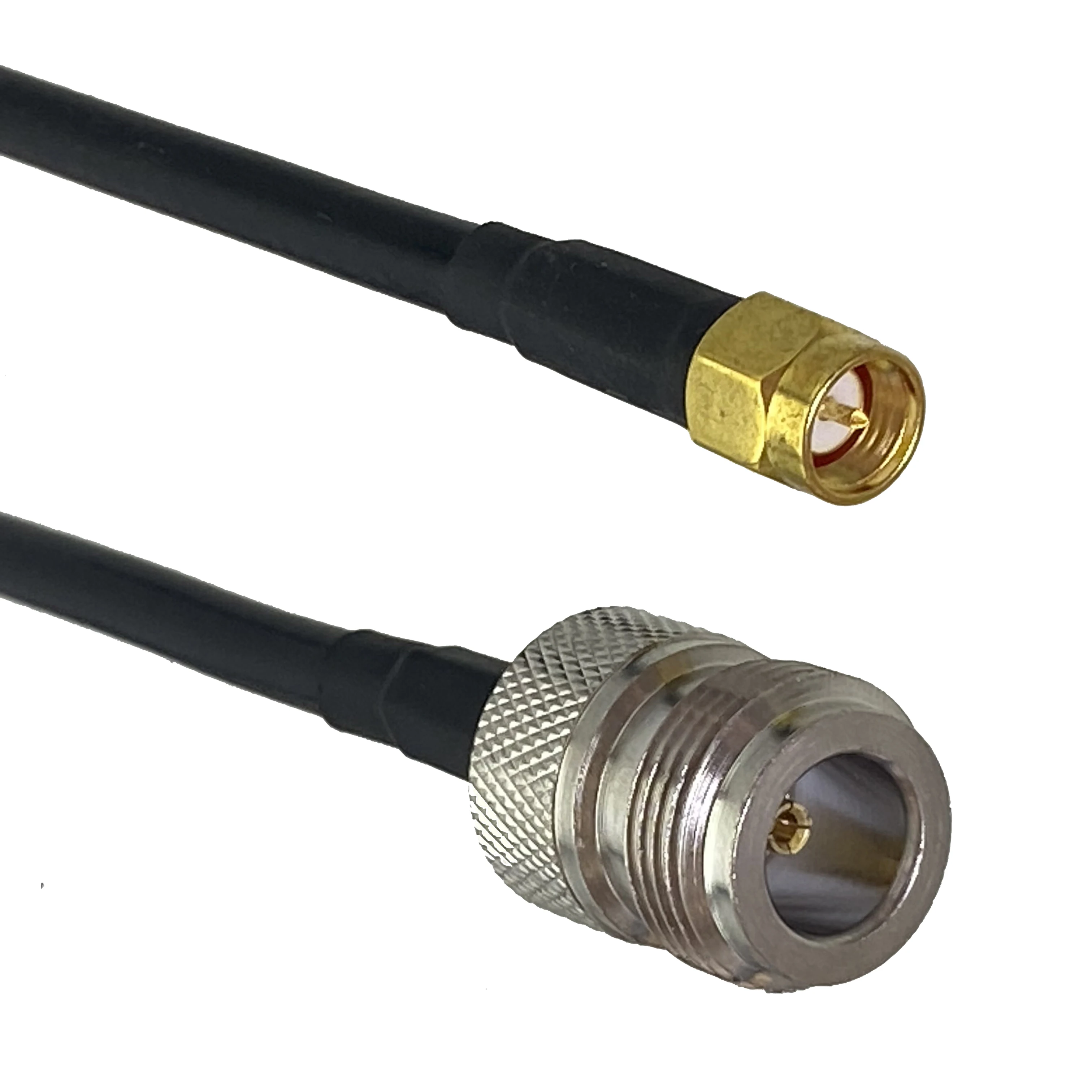 RG58 Kabel N Weibliche Jack sma Stecker Gerade RF Coaxial Jumper Zopf Stecker Draht Terminals 6 zoll ~ 20M Image