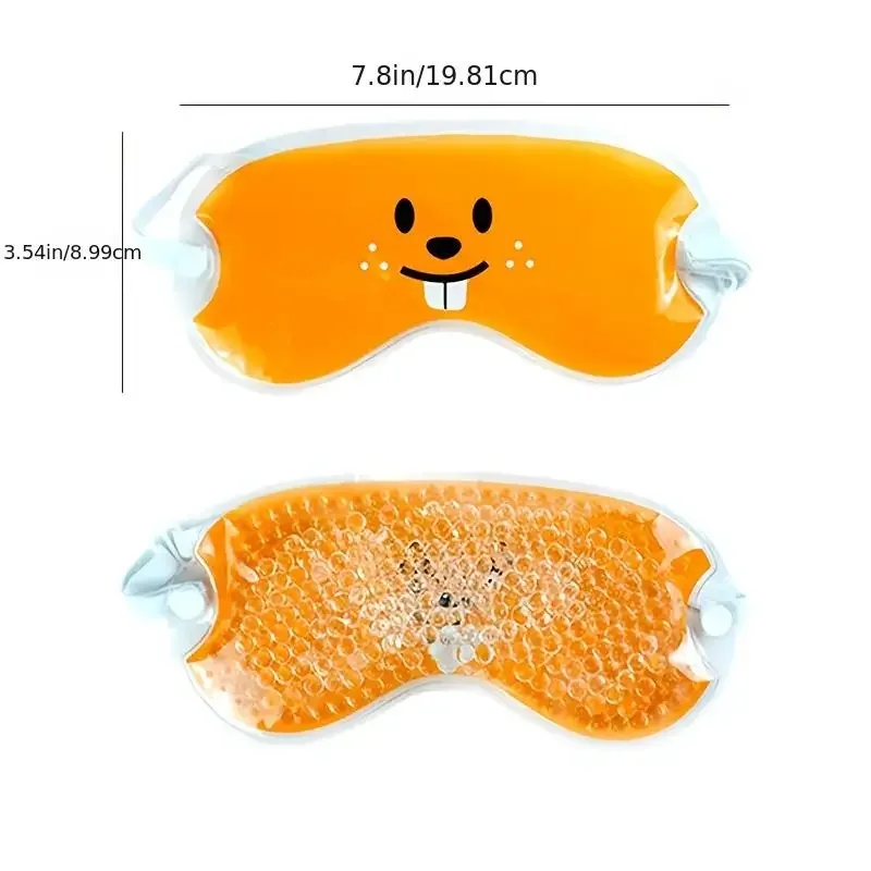 Wiederverwendbare Gel-Augenmaske – lindert bauschige Augen, fördert tiefe Entspannung, verbessert die bequeme Schlafqualität und Entspannungsexperiment Image
