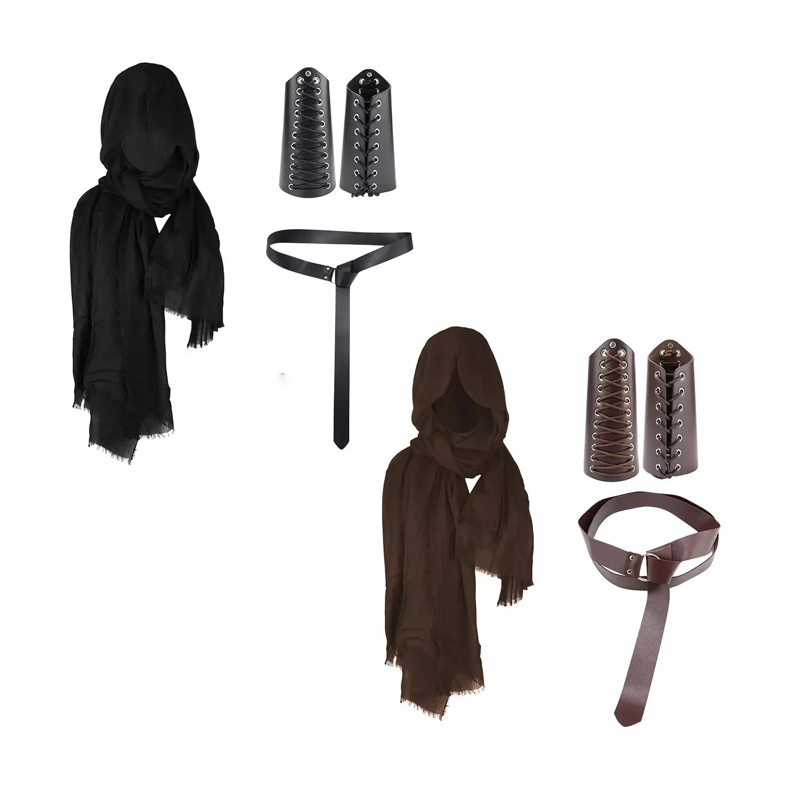 Männer mittelalter lichen Ritter Kostüm Zubehör Umhang mittelalter lichen Ritter Schal für Karneval Halloween Foto Requisiten Theater Requisiten Festival Image