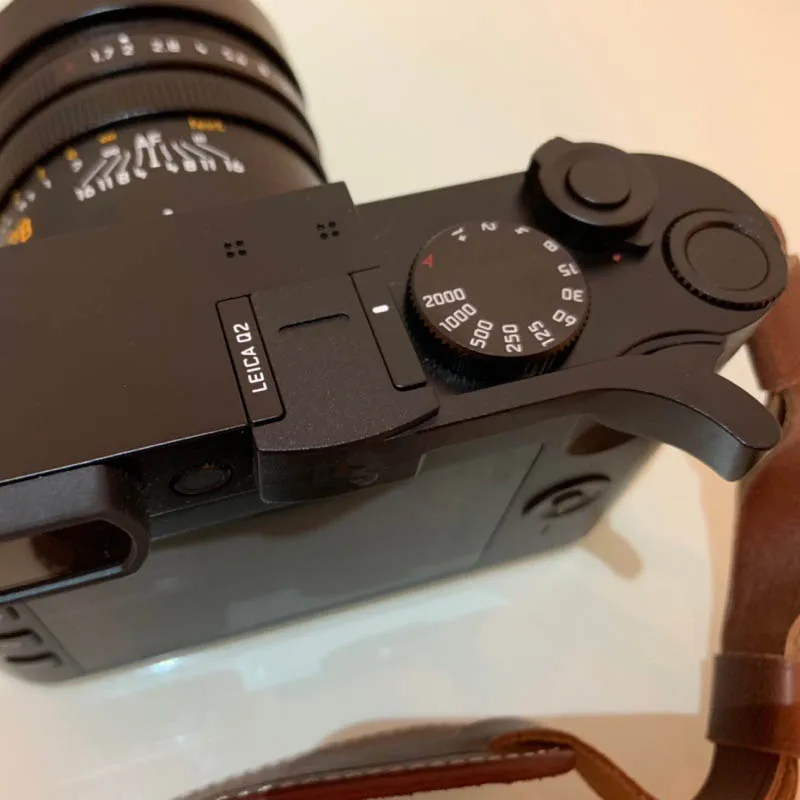 Für leica q qp typ q2 schwarz rot neue Daumens tütze Daumen griff Blitzschuh abdeckung Thumbrest Image