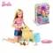 Original Barbie Neugeborenen Welpen Puppe Nette Pet Pflege Spielzeug Set Echtem Hund Baby Spielzeug