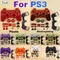 1 Satz Gehäuses chale Gehäuse für ps3 Wireless Controller Full Set Tasten Innenrahmen ständer Kunststoff plattiert für Playstation 3 ersetzen