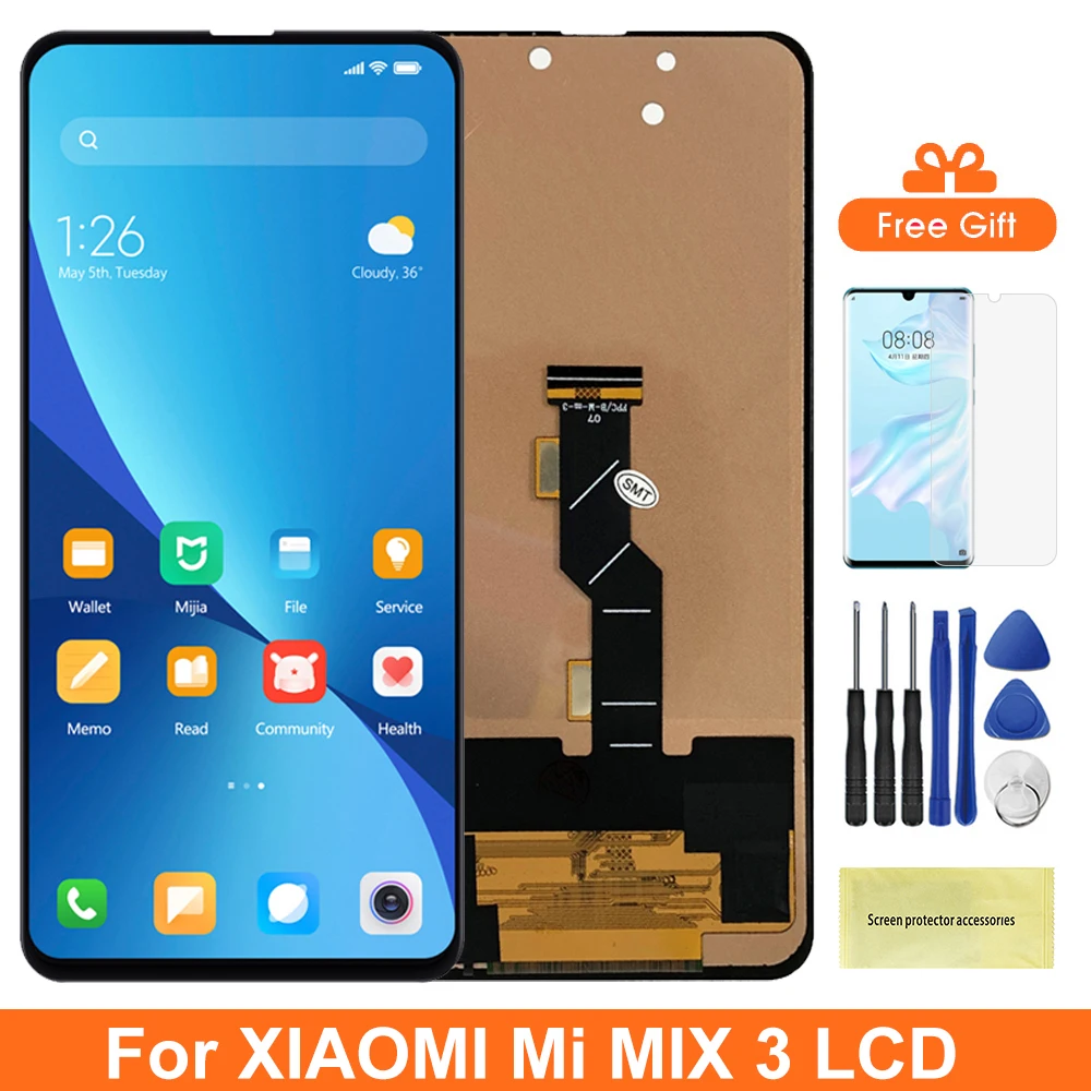 Mix 3-Bildschirm-Ersatz, für Xiaomi Mi Mix 3 Mix3 M1810E5A LCD-Display, digitale Touchscreen-Baugruppe Image