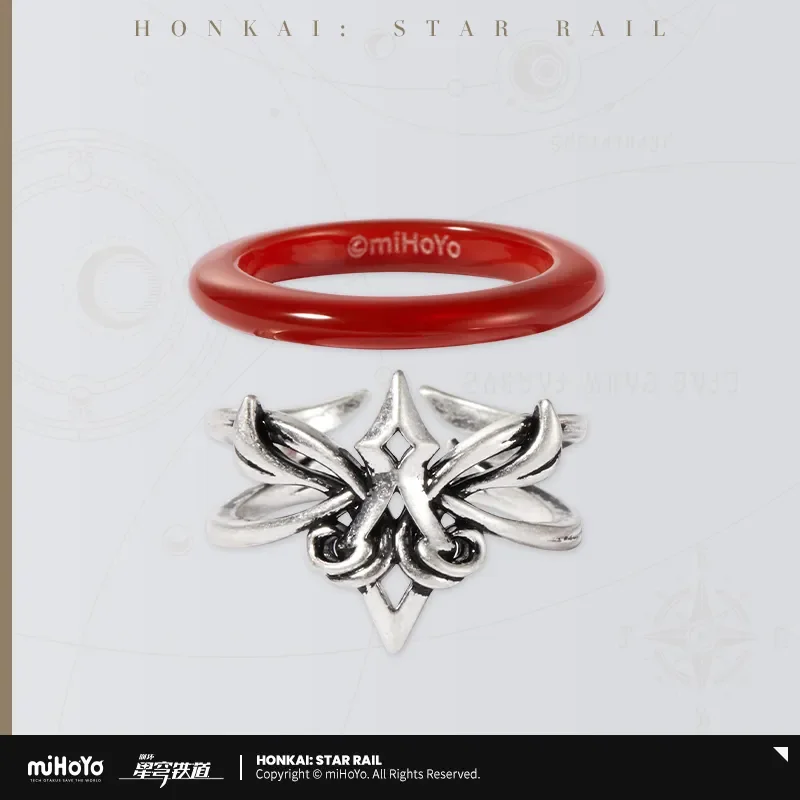 Sunsyea Honkai Star Rail Offizieller Merch miHoYo Original Authentic Blade Themes Series Ring Image