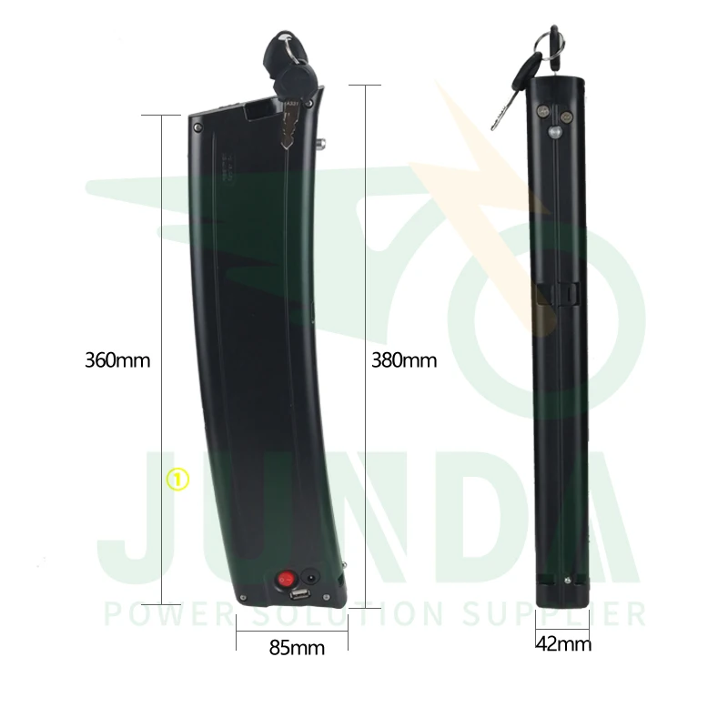 36v 10.4ah 10.4ah E-Bike-Akku 36v 10.4ah Scimitar für Veebike F7 Elektro-Falt-E-Bike-Akku Image