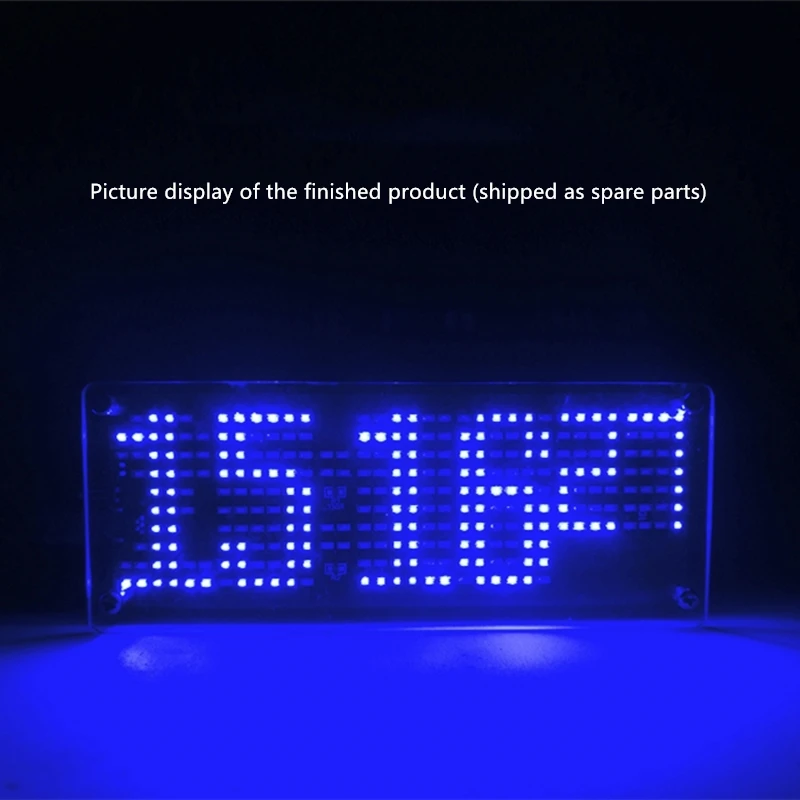 SMD LED dot matrix digitale uhr produktion kit Elektronische diy uhr kit Elektronische produktion teile