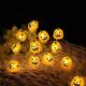 luci di stringa di filo di rame di zucca di Halloween illuminano la zucca jack o lantern 2m 20led alimentati a batteria festival dei fantasmi per interni ed esterni a casa decorazione del giardino del balcone di Halloween